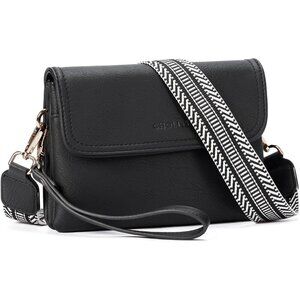 Small Crossbody Bag Vegan Leather Women Wallet Purse Travel Handbag